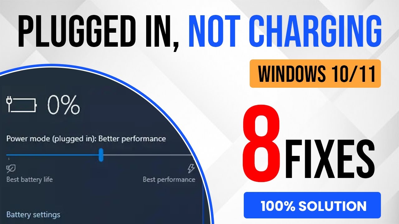 How to Fix Laptop Not Charging Issue [All Brands]